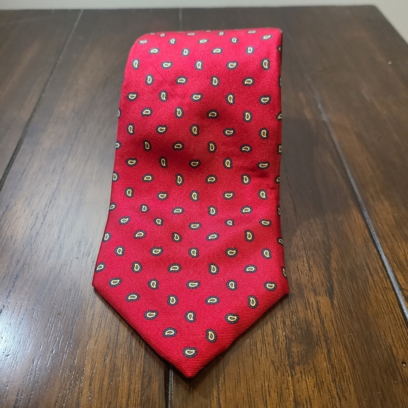 Givenchy Silk Tie Red Vintage - Picture 2 of 6
